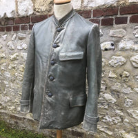 Km Veste Navigant Cuir Gris