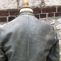 Km Veste Navigant Cuir Gris