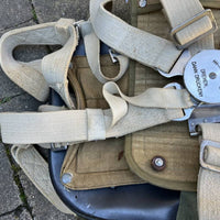 Lw Parachute Dorsal 'Ruckenfallschirm' Navigant Pilote Harnais Et Voilure