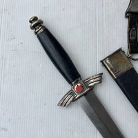 NSFK, couteau modèle 1937 d'aviateur, modèle lourd et bélière