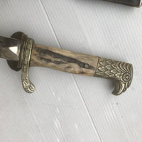 Weimar Police Baïonnette, dragonne et gousset cuir noir