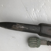 Weimar Police Baïonnette, dragonne et gousset cuir noir