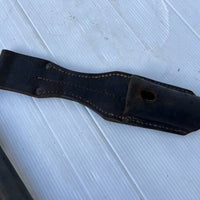 WH Baïonnette 84/98 Plaquettes Bakélite et gousset cuir noir