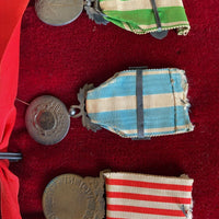 Coussin D'Un Officier Rempli De Médailles Militaire Ww1 1914-1918