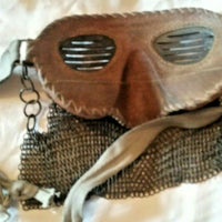 Masque loup + casque de tankiste ww1 14-18