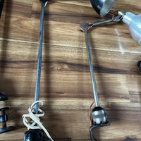 Lot de 4 anciennes lampes Gras Ravel