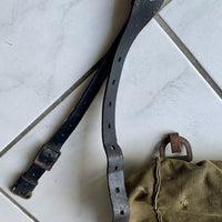 Lot Casque Ceinturon Brelage Sac Lunettes Allemand Ww2 Local Alsace 1944 1945