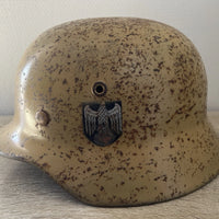 Casque allemand Stahlhelm Afrikakorps (DAK), Wehrmacht, WWII