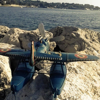 Jep Hydravion Bleu Fonce Jouets Anciens Bateau Gil