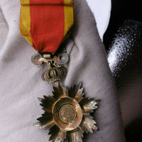 Officier Ordre Dragon d'Annam signé Lemaître Vermeil Indochine