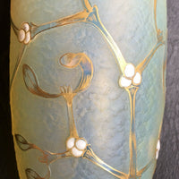 Vase opalescent émaillé signé Daum Nancy ( Authentique vers 1900 )