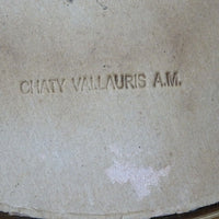 Ancien Miroir Soleil Chaty Vallauris Bombé Sorcière