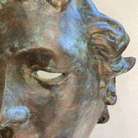 Pierre Chenet – Superbe Tête À L’antique En Bronze Signé