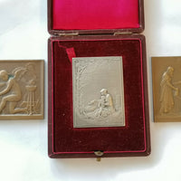 Lot Médailles Bronze & Argent Massif O. Roty V. Peter L. Patriarche Vin Mariani