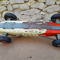 Voiture Gem Super Racer Montlhery En Tôle Des Années 50 A Friction