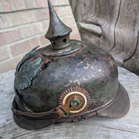Casque à pointe prussien WW1 1915.