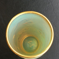 Vase opalescent émaillé signé Daum Nancy ( Authentique vers 1900 )