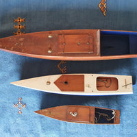 Lot vintage de 3 Bateaux Racer de bassin Kellner années 1930