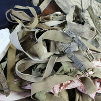 Gros lot matériel équipement web GB WW2 anglais filet casque pouch FM BREN
