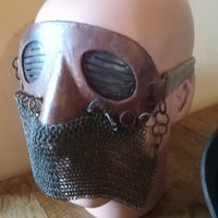 Masque loup + casque de tankiste ww1 14-18
