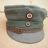Kepi Mütze casquette combat drap troupe feldgrau 1918 IR 87 Nassau