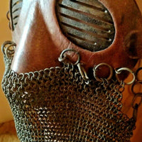 Masque loup + casque de tankiste ww1 14-18