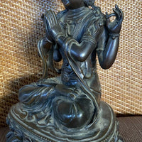 Statue Bronze Époque Xix Eme ( Inde Cambodge Vietnan )