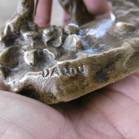 Ancienne sculpture en bronze signée Dalou le casseur de pierres Susse Frères