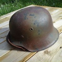 Casque Allemand Ww2 Mod 42 Camo Normandie