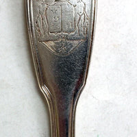 Lot De 12 Couverts Anciens Modèle Filets Armoriés En Argent Massif 18ème