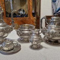 Service en Argent massif, Minerve, Orfèvre Henri Soufflot