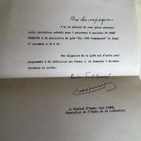Médaille Compagnon Libération dans sa Boite Documents Livres