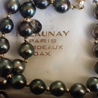 Collier Maison RAMBAUD Paris Perles de Tahiti +PERLES en OR 18 CARATS