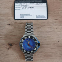 Montre TAG Heuer Formula 1 WAC1112 Quartz 41mm Acier Bleu Full Set Boite Papiers