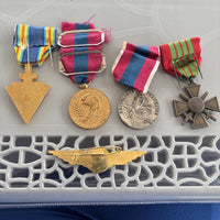 Lot Insignes Et Médaille Militaire