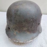 Casque Allemand troupe ww2 original - impacté