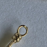 Collier Or Jaune 18 Carats 7501000 – Maille Tressée – Poinçon Tête d'Aigle