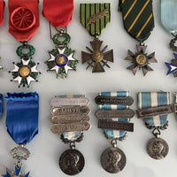 Luxe Lot De Décorations, Médailles De L'Armée Française 2 Gm,