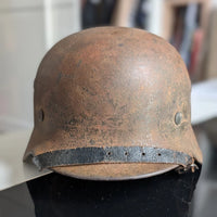 Stahlhelm M40 SE62 Original Casque Allemand WW2