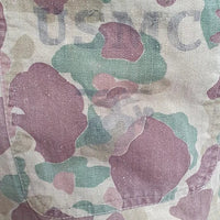 Ensemble HBT US veste + pant. réversible camouflé USMC Armée française Indochine