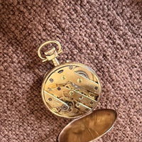 Montre Gousset Homme - Or 18 Carats - Poinçon Tête D’aigle