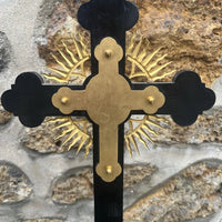 Croix Reliquaire , Relique De La Vraie Croix ,SS CRUCIS, Croix Staurotheque XIXE