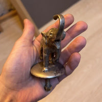 Ancienne Mascotte Automobile Bronze Elephant Bouchon Radiateur Mascote Auto