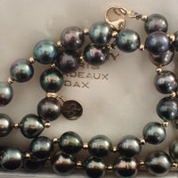 Collier Maison RAMBAUD Paris Perles de Tahiti +PERLES en OR 18 CARATS