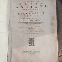 Livre Ancien Geographie Ancienne Sacré Et Profane Xviieme - 1652