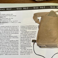 Radio Rbz Us Commando Jedburgh 1943 Maquis Resistance Parachutage