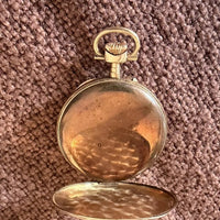 Montre Gousset Homme - Or 18 Carats - Poinçon Tête D’aigle