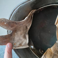 Casque Allemand Stahlhelm Modèle 18 Ww1 No Casque Pointe Prussien