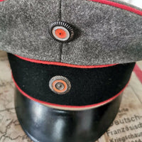 Casquette shirmmütze WW1 artillerie badoise