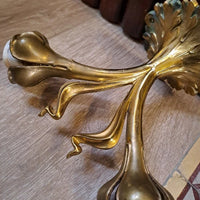 Paire D'Appliques ou Plafonniers En Bronze Art Nouveau